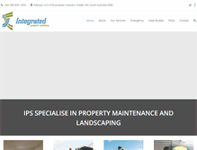 Tablet Screenshot of integratedps.com.au